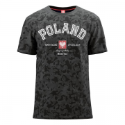 Koszulka Monotox TP POLAND CAMO 6 GRAPH MEL S Szary