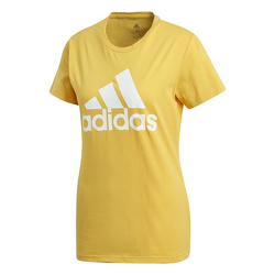 Koszulka Adidas W BOS CO TEE M Żółty